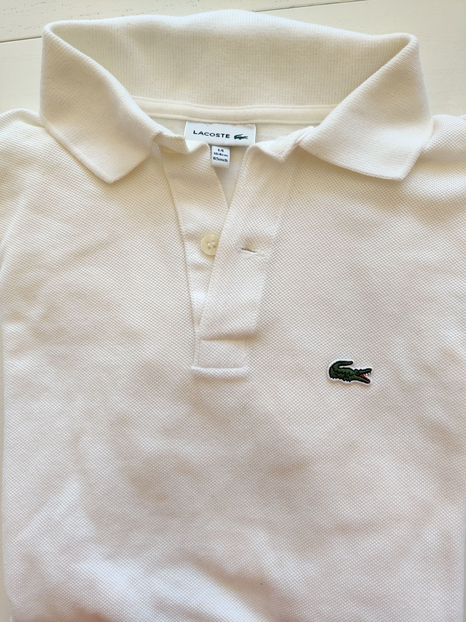 Polo lacoste 14 anos