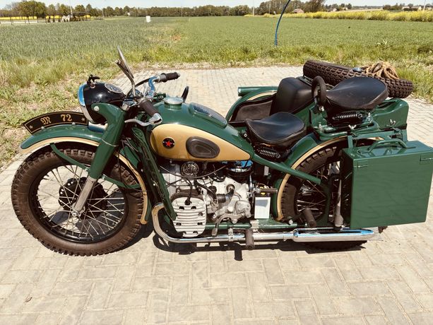 Motocykl M-72 z koszem