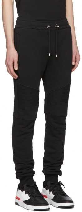 Balmain Pierre Paris Оригинал Мусжкие Свободные Штаны Джоггеры Черные