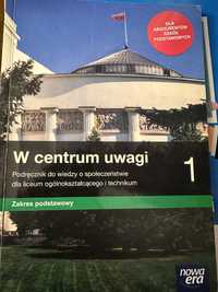 Podręcznik do WOS „W centrum uwagi 1”