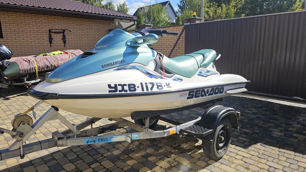 Гідроцикл BRP SEA DOO GTI на 717, відмінний стан, документи, лафет