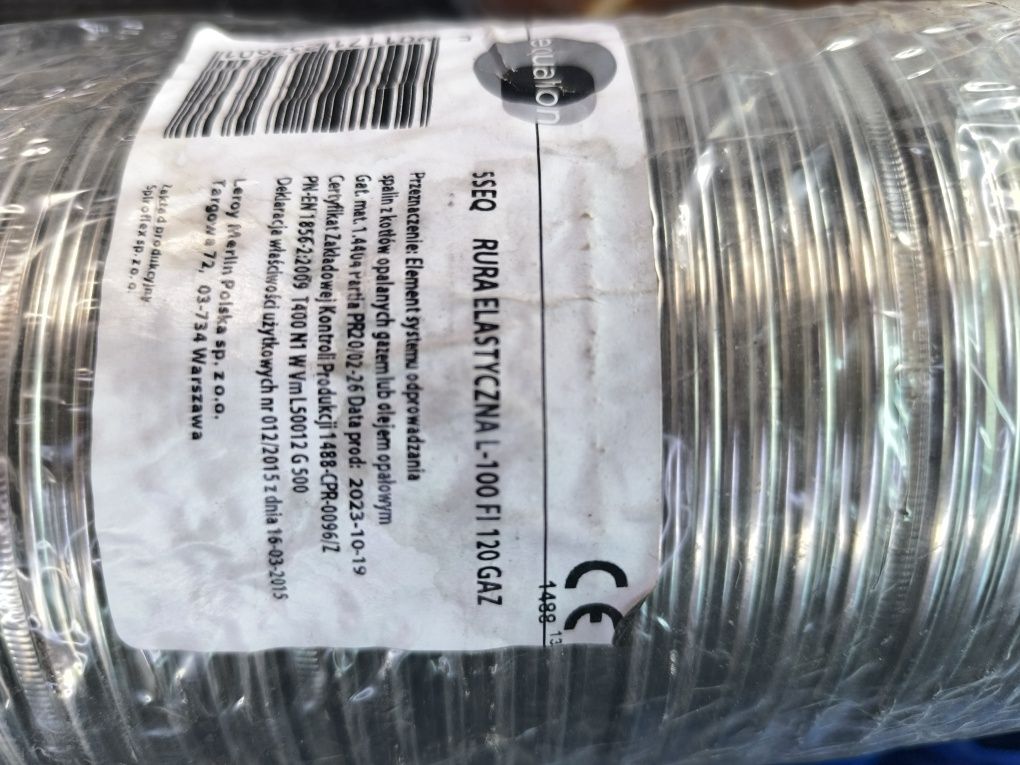 Rura elastyczna L100 FI 120 Gaz