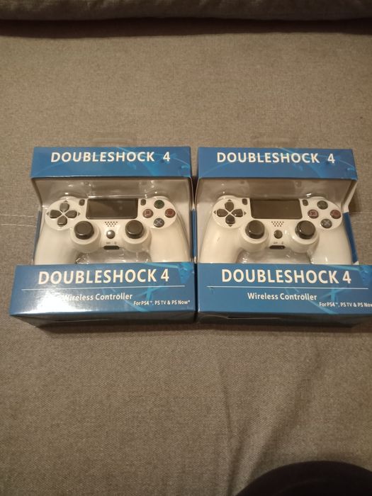2x Nowy pad joystick do PS4 - biały