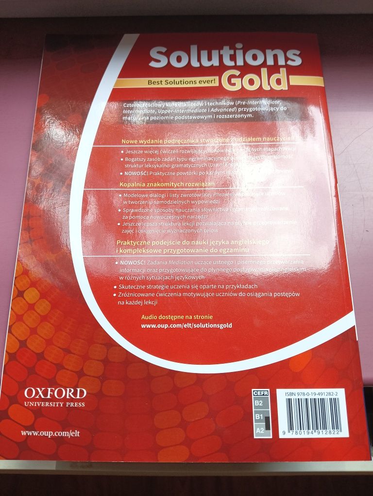 Książka Solutions Gold