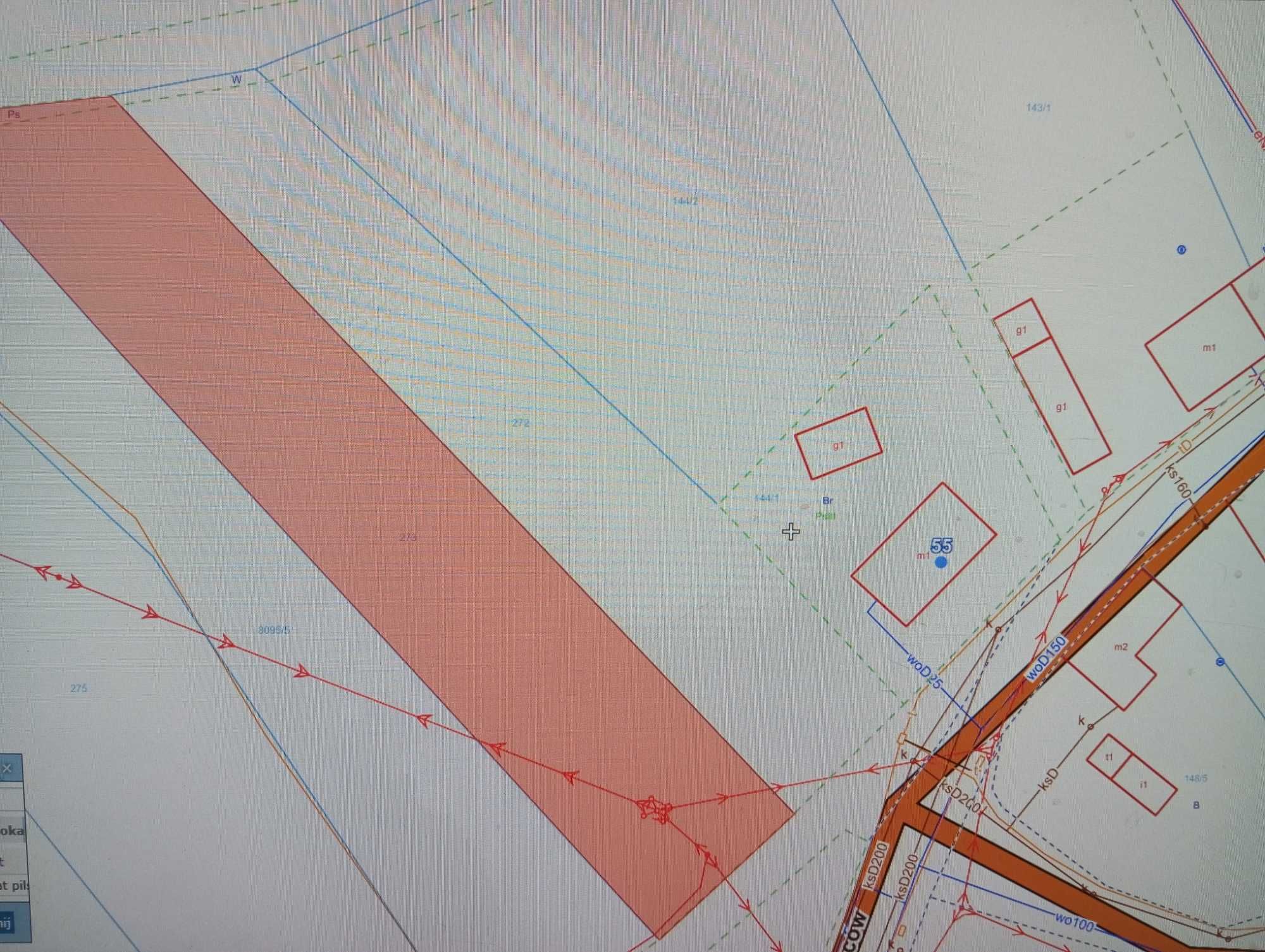 działka ok.10 km Piła warunki zabudowy  2100 m2 duża na dom sad staw