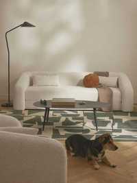Sofa rozkładana Teddy-Bouclé Eliot 3-osobowa 230 x 70 x 100 cm