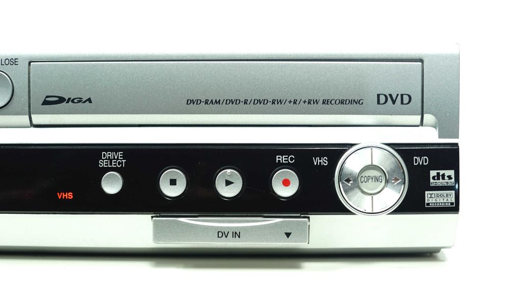 Kopiarka DVD na VHS Panasonic HDMI * przegrywarka kaset na płyty
