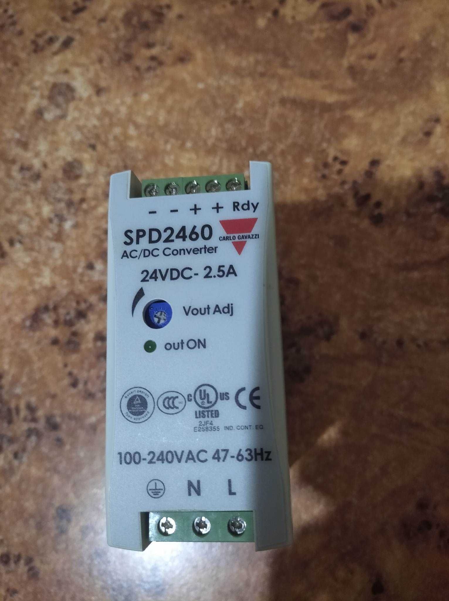 Джерело живлення на DIN-рейку SPD24601 (24VDC / 60W / 2.5 A)