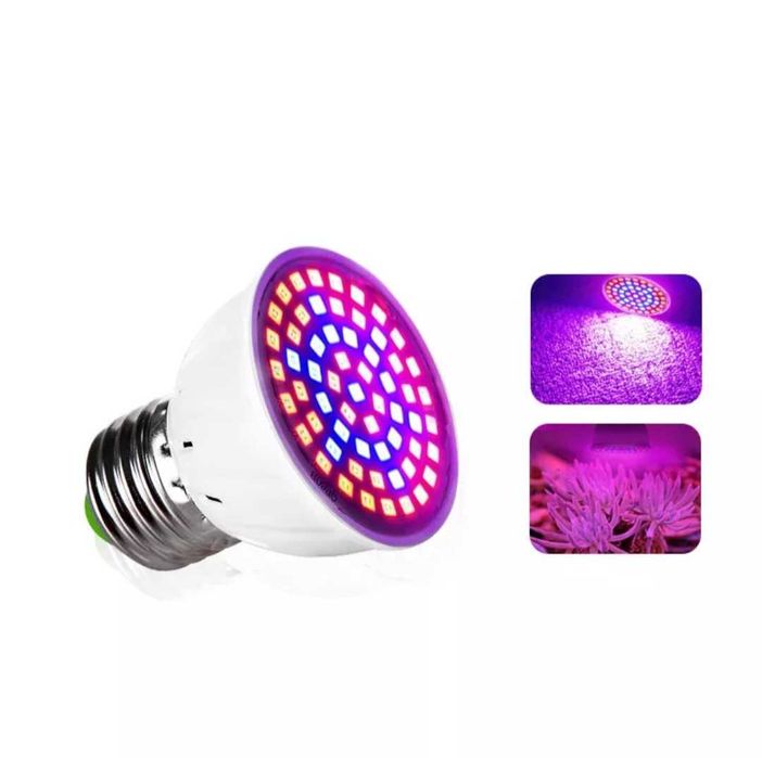 Lâmpada interna Led Planta Grow Light E27