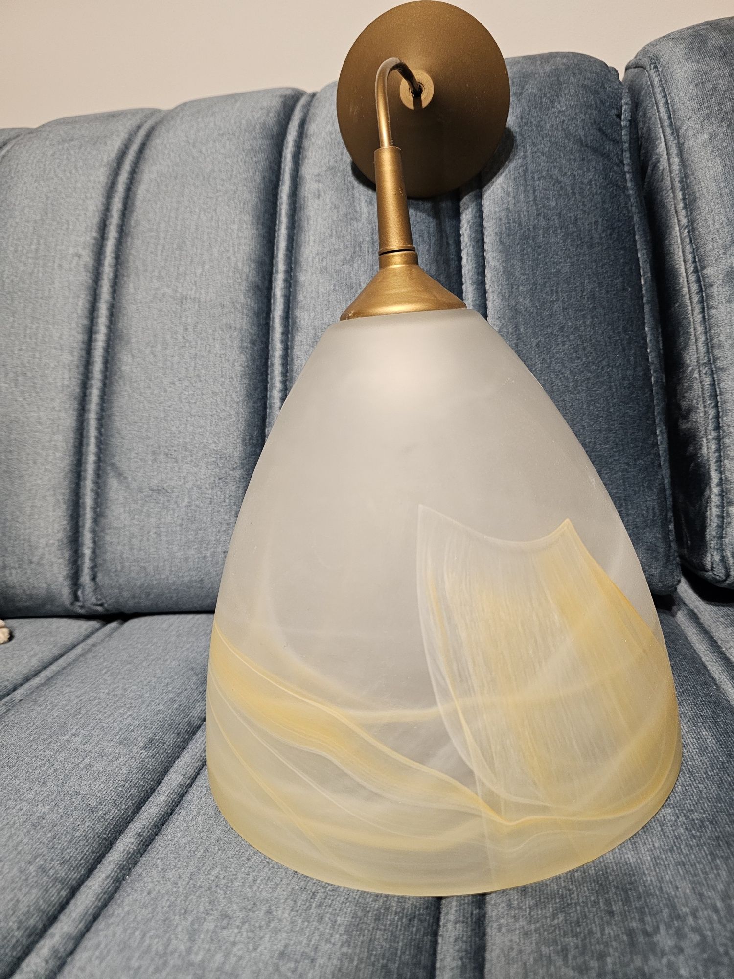 Lampa sufitowa wisząca szklany klosz