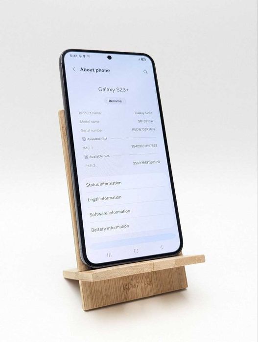 Samsung Galaxy S23 Plus 256GB Czarny