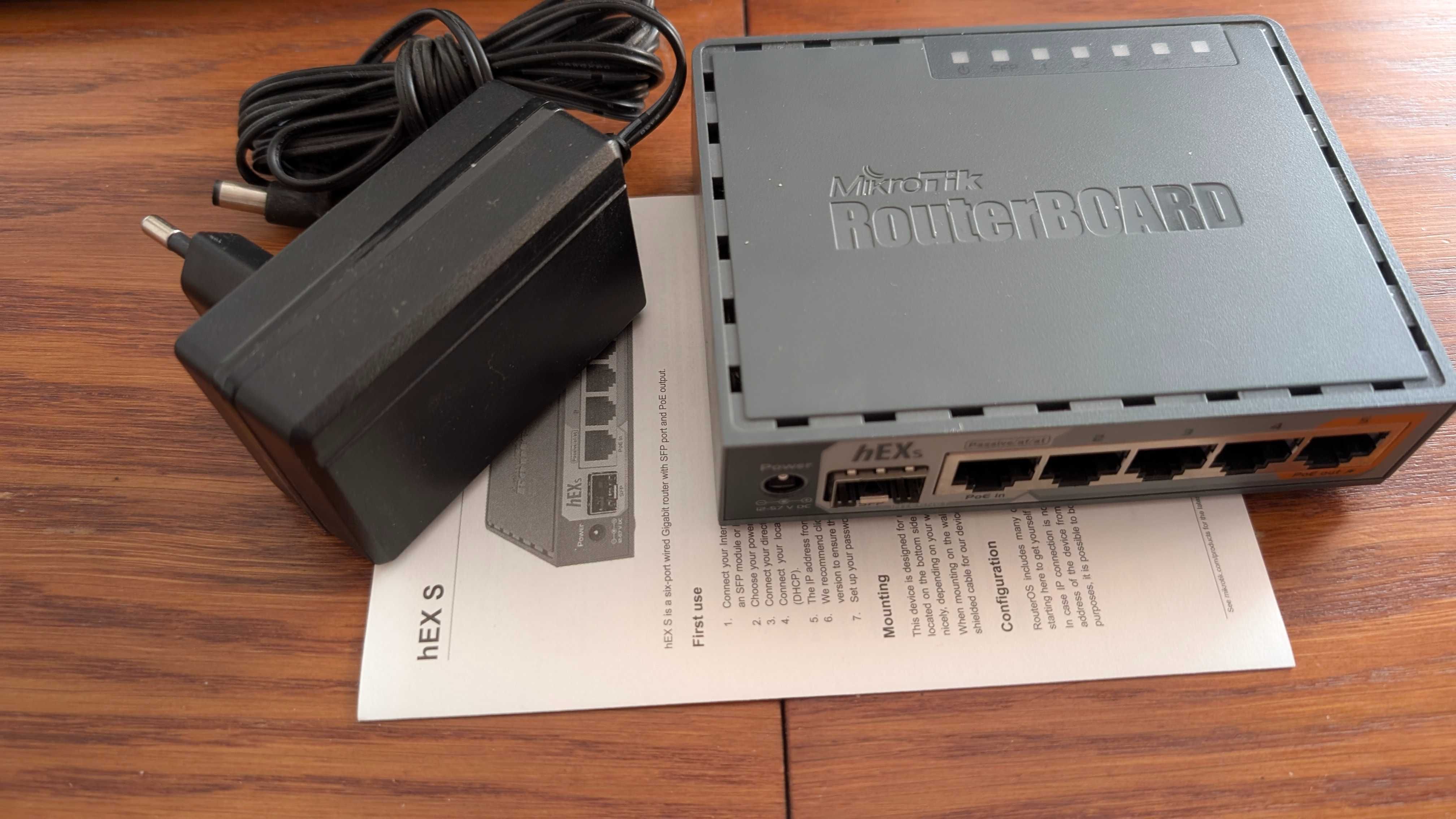 Роутер Mikrotik HEX S (RB760iGS)