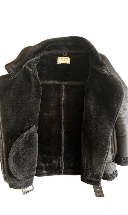 Дубленка пилот zara woman