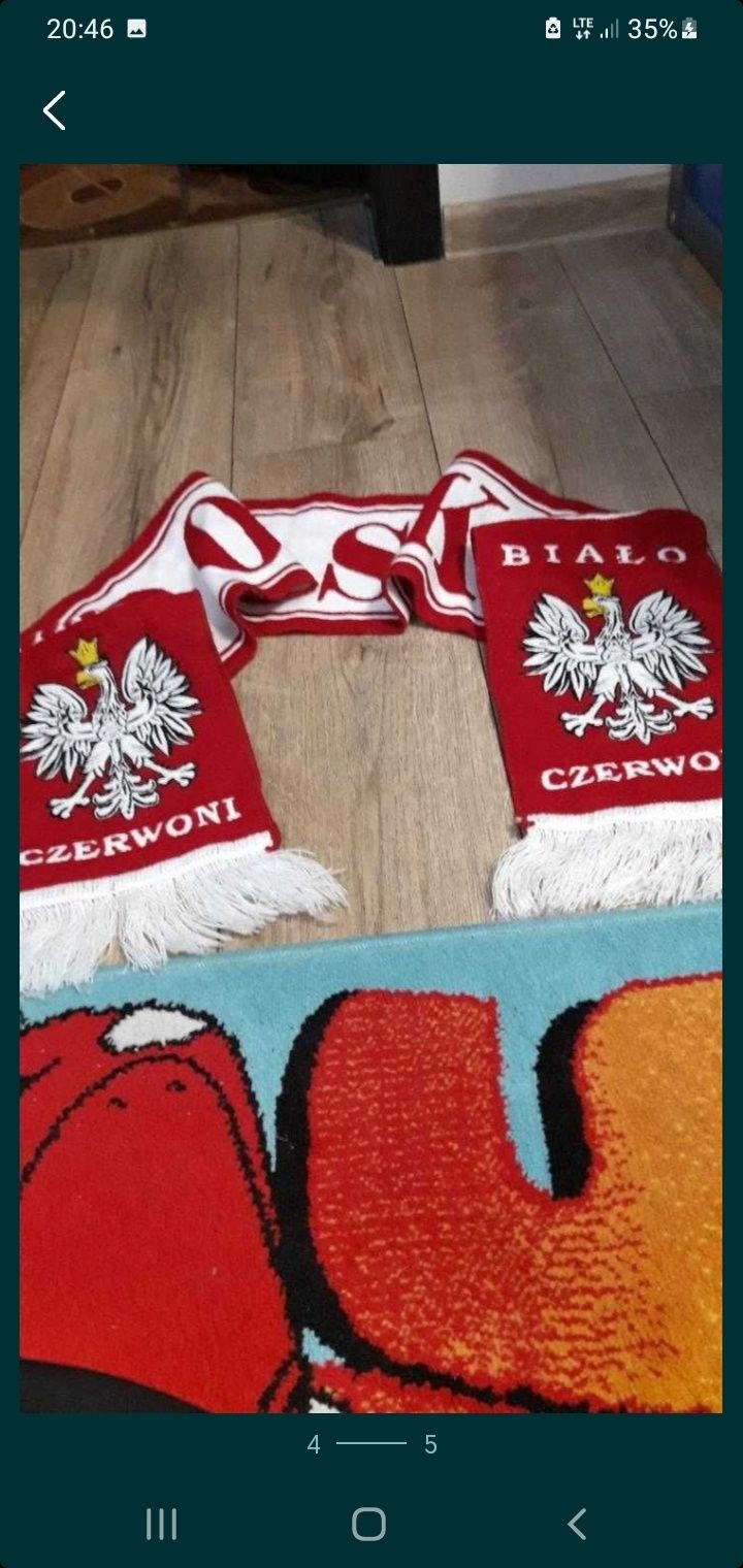 Szalik kibica I czapki I flaga i gwizdek  z prl cena za wszystko