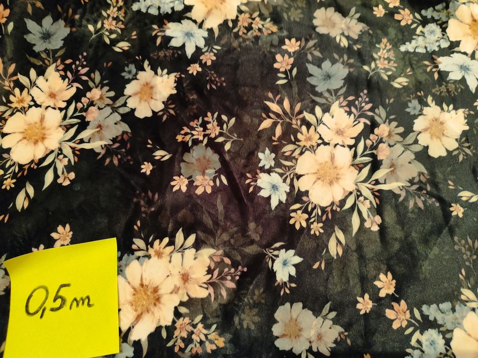 Nowy welur cena za 0.5m