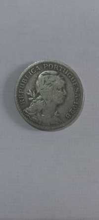 Moeda República Portuguesa  1928 50 centavos