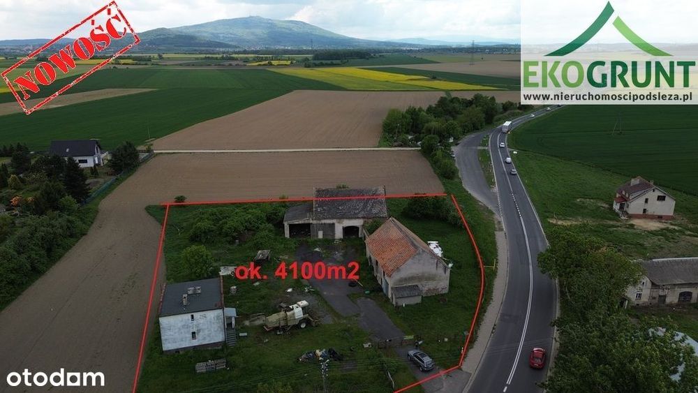 Działki zabudowane - Wojnarowice - 4100m2