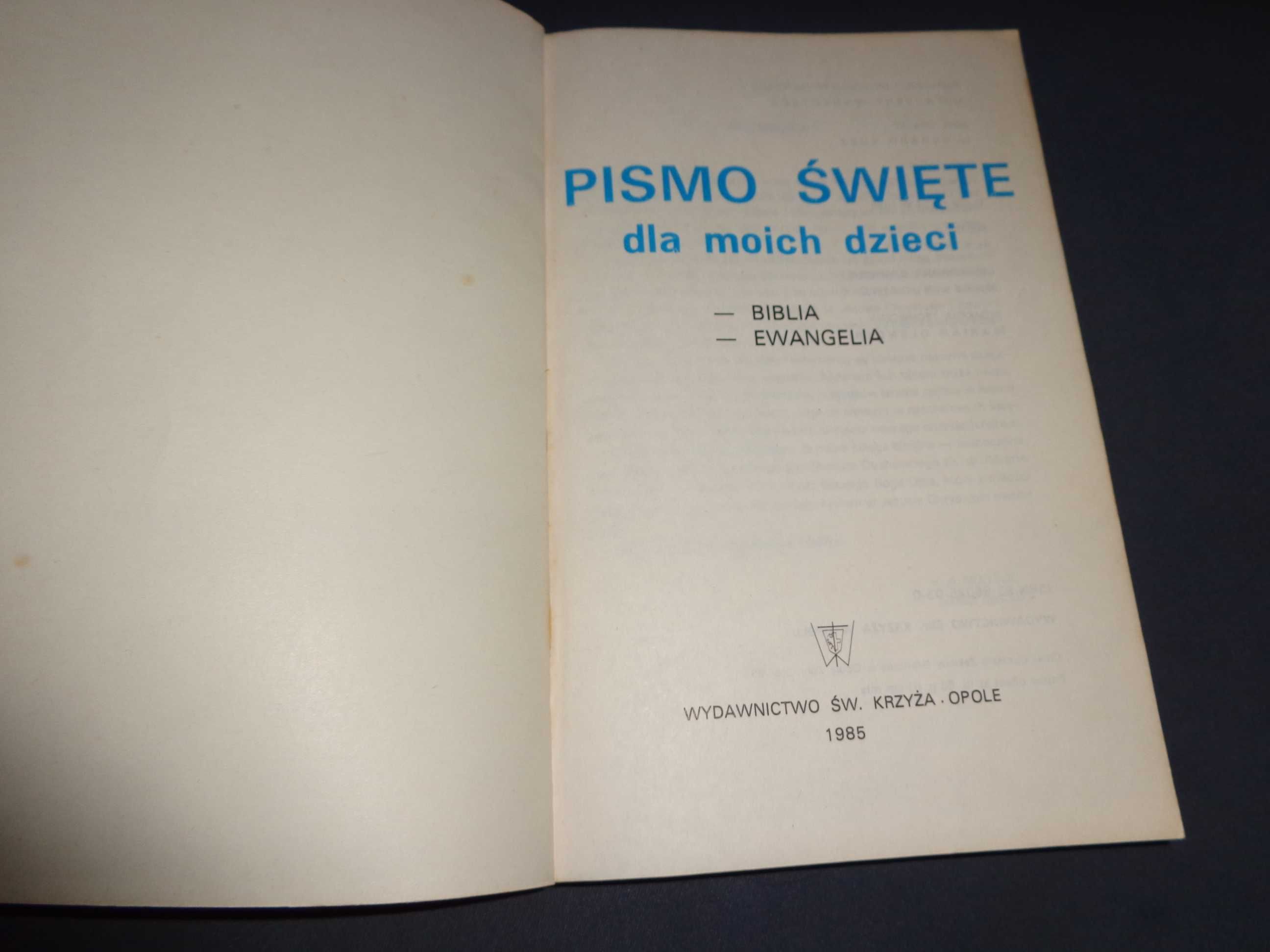 Pismo swiete dla moich dzieci