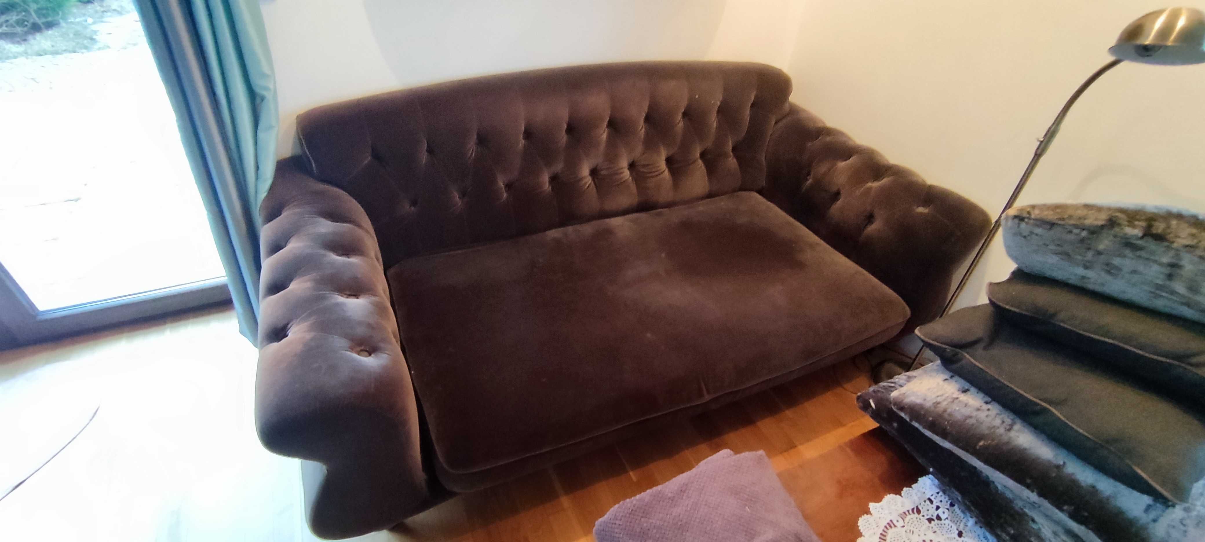 Zestaw sofa i fotel