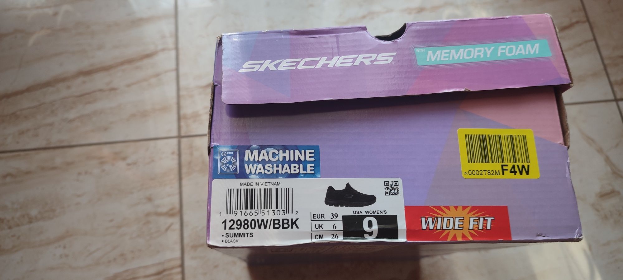 Buty damskie Skechers SUMMITS 12980W/BBK rozmiar 39