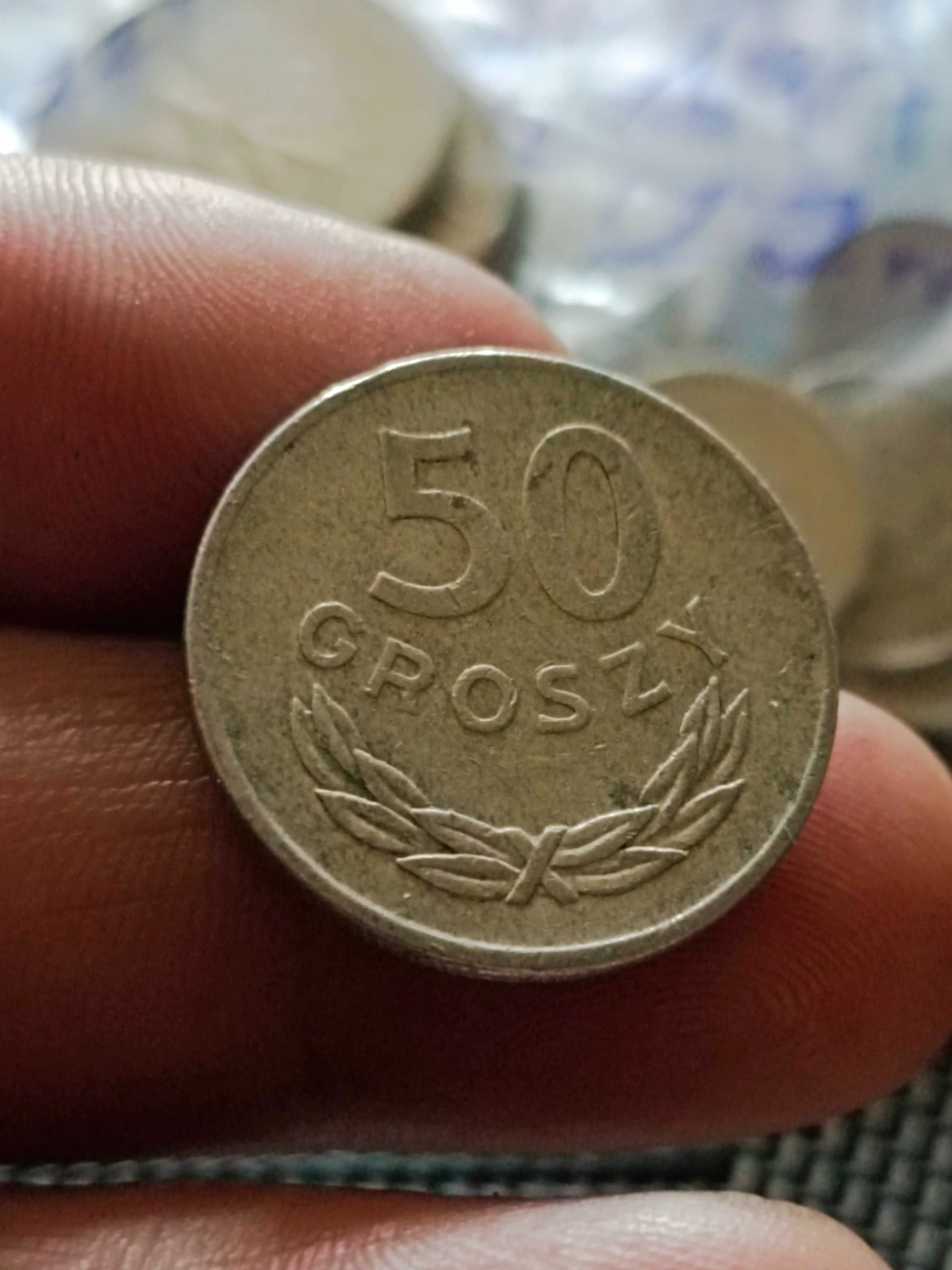 sprzedan druga monete 50 groszy zzm 1973