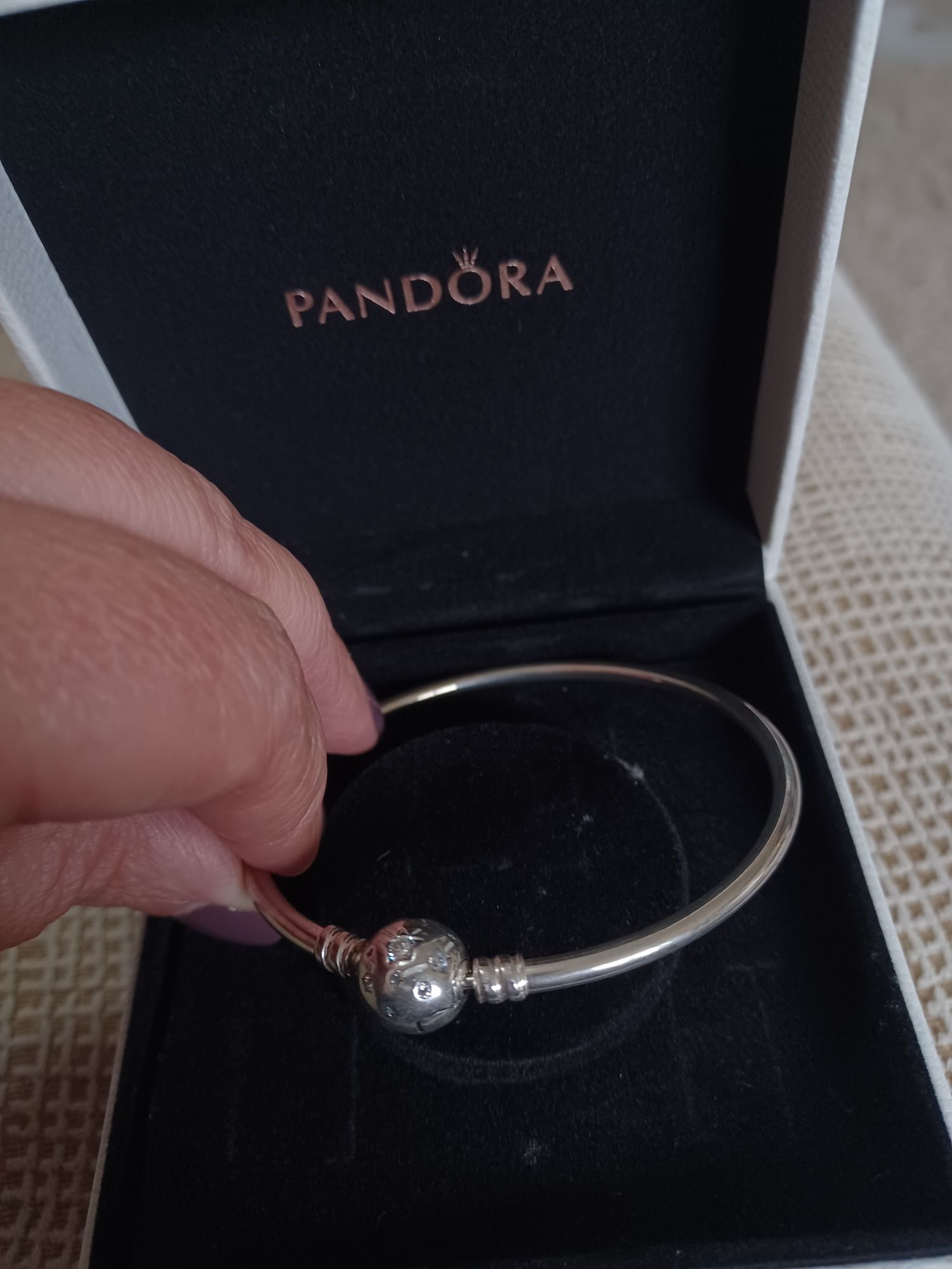 Pulseira Bangle Pandora  - Moments Stars and Galaxy - Nova