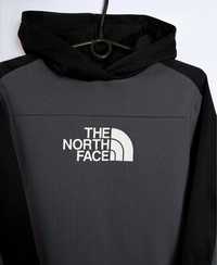 Худі the north face tnf чорно-сіре оригінал тнф толстовка біг лого