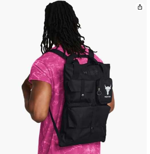 Оригінал Under Armour Project Rock Gym Sack 1381925 рюкзак сумка