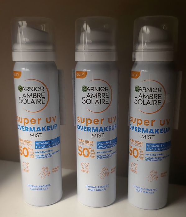 GARNIER Ambre Solaire mgiełka ochronna do twarzy SPF 50+ 75ml