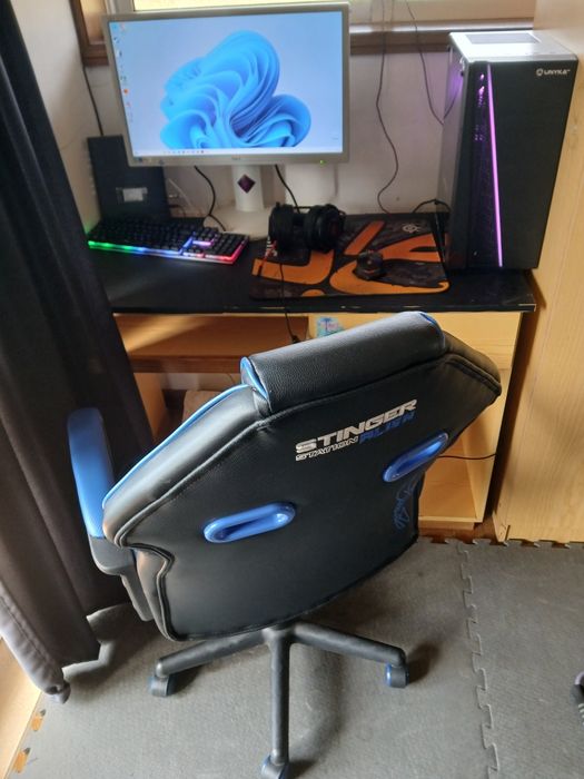 Gaming setup (PC+ecran+rato+teclado+headset e cadeira)