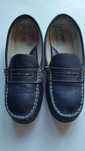 Sapatos vela Pele azuis escuros N37 e N35