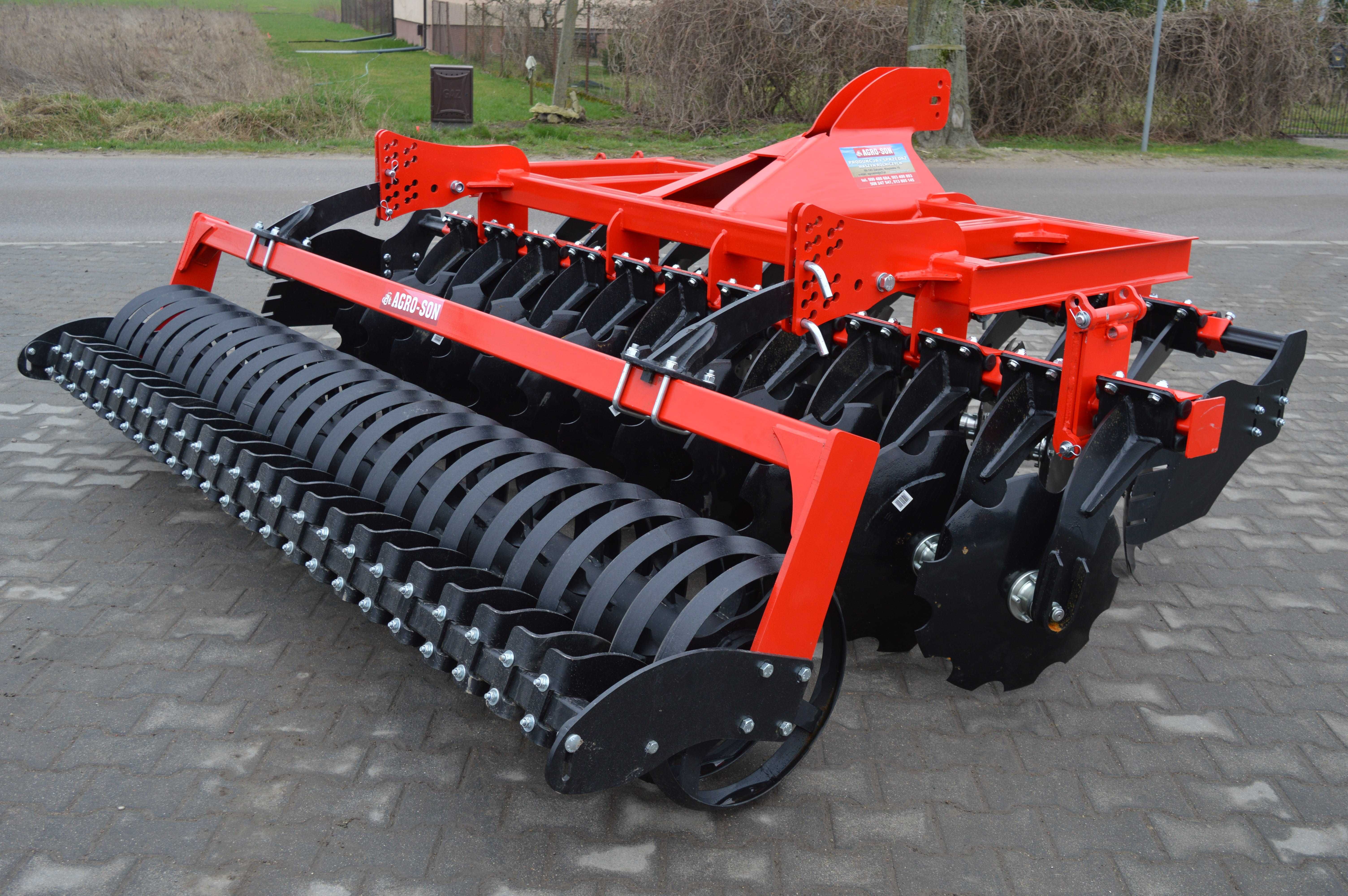 Brona talerzowa agregat 3m od firmy AGRO-KLON daszek PROMOCJA !