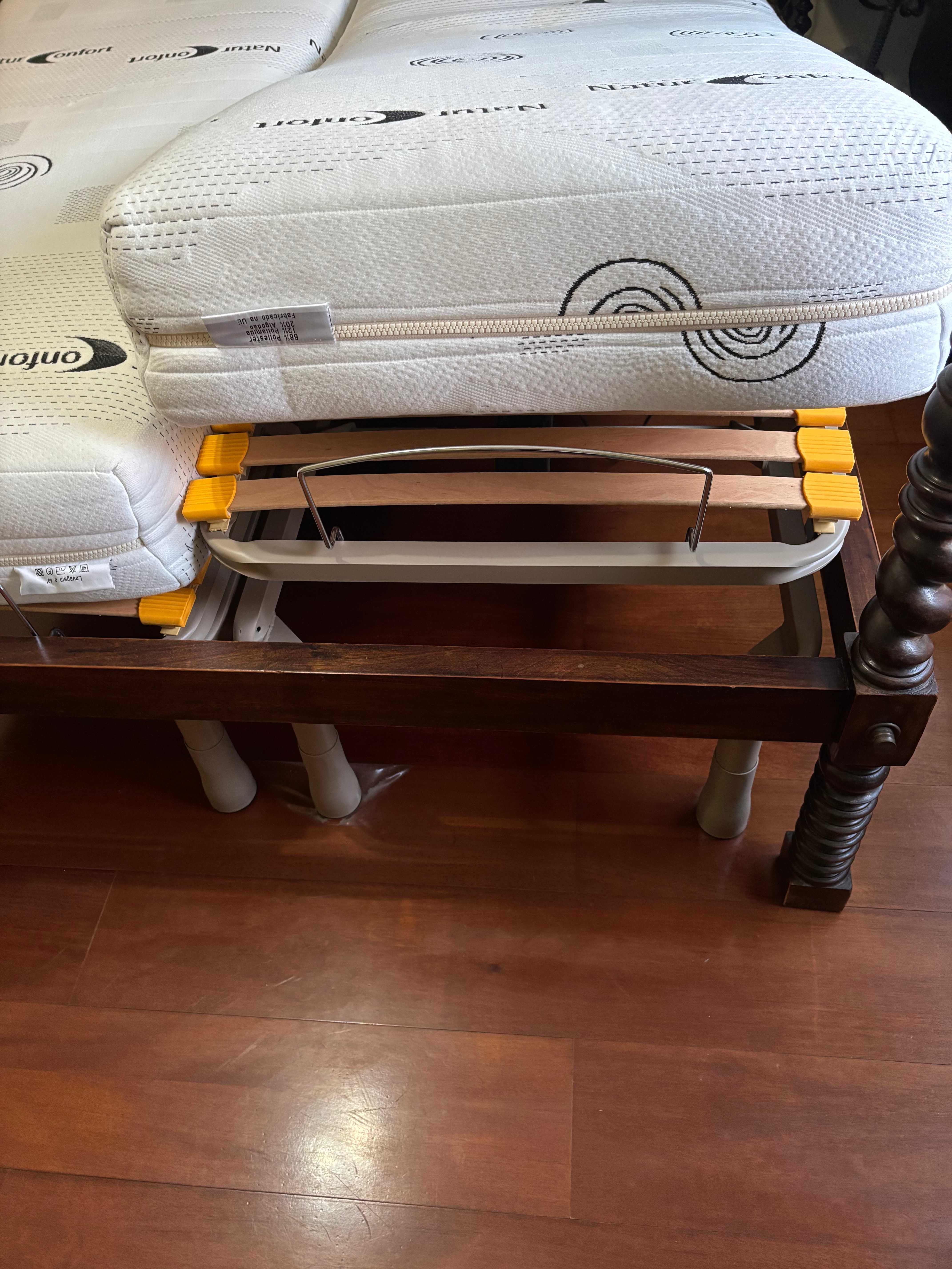 Camas articuladas e eléctricas com colchão natur confort