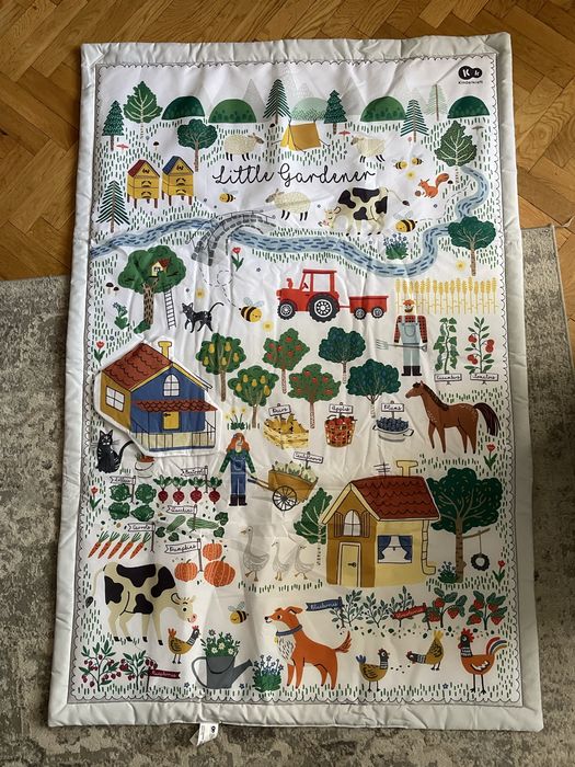 Kinderkraft, Little Gardener, mata edukacyjna, Tipi