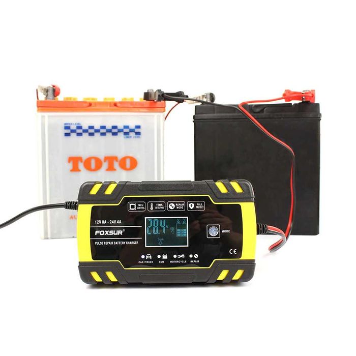 Зарядное устройство Foxsur 12V 8A / 24V 4A