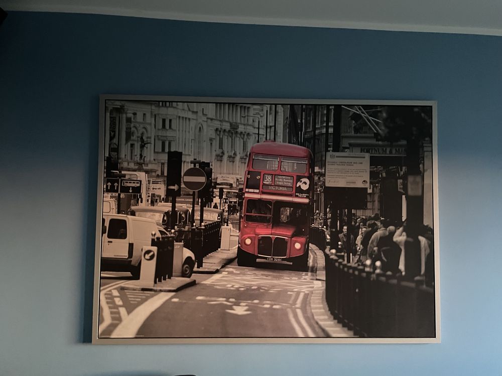 Duzy obraz double decker bus