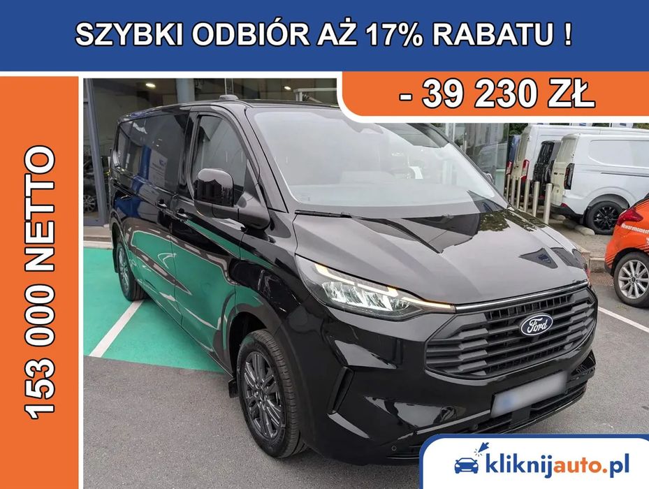 Ford Transit Custom  | Van Limited | 2.0 Ecoblue | 170KM | FWD | Automat | 320 L2 (L2/H1)
