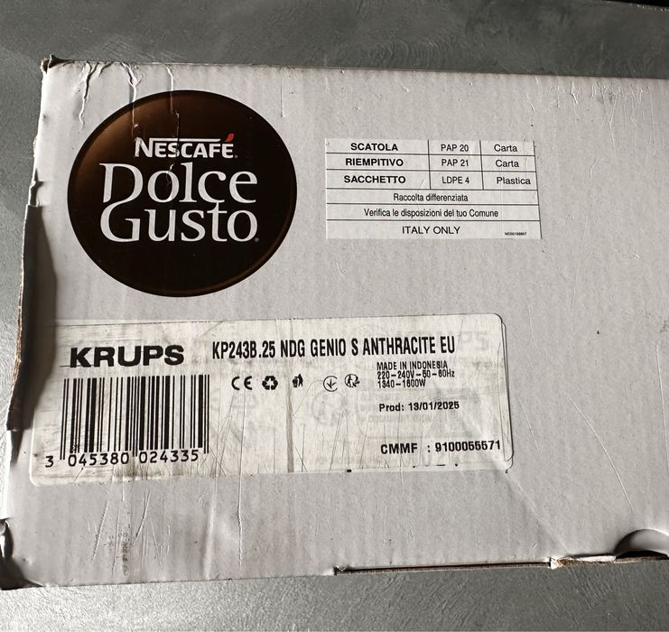 Ekspres KRUPS Nescafé Dolce Gusto Genio S KP243B25