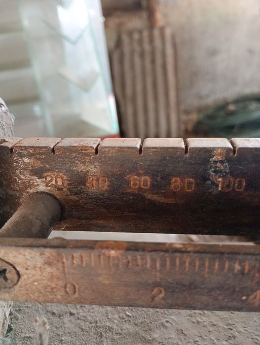 Ваги на 500 кг в робочому стані.