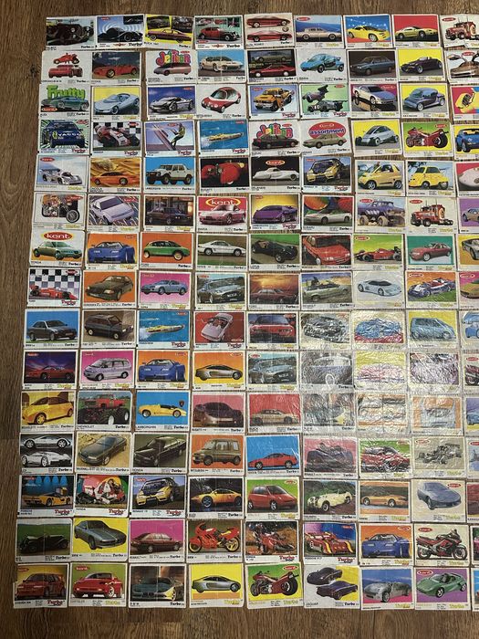 Karty z gum turbo z lat 80/90