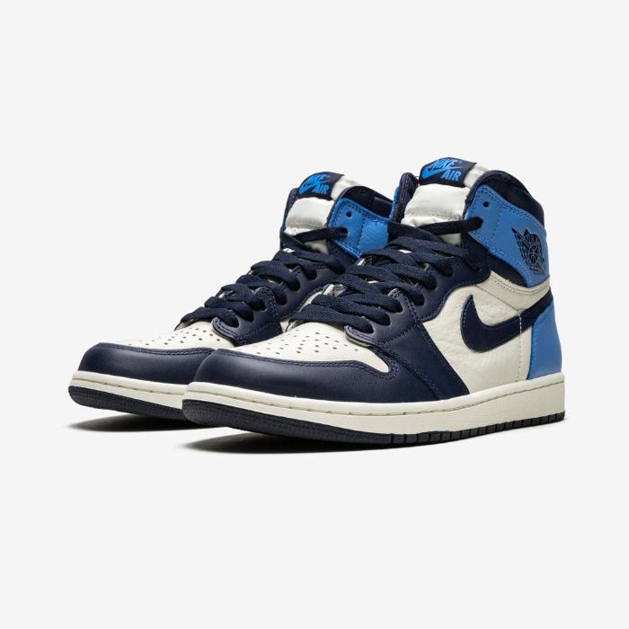 Nike JORDAN 1 Retro High Obsidian UNC 555088,-140 roz. 42,5, 43, 47,5