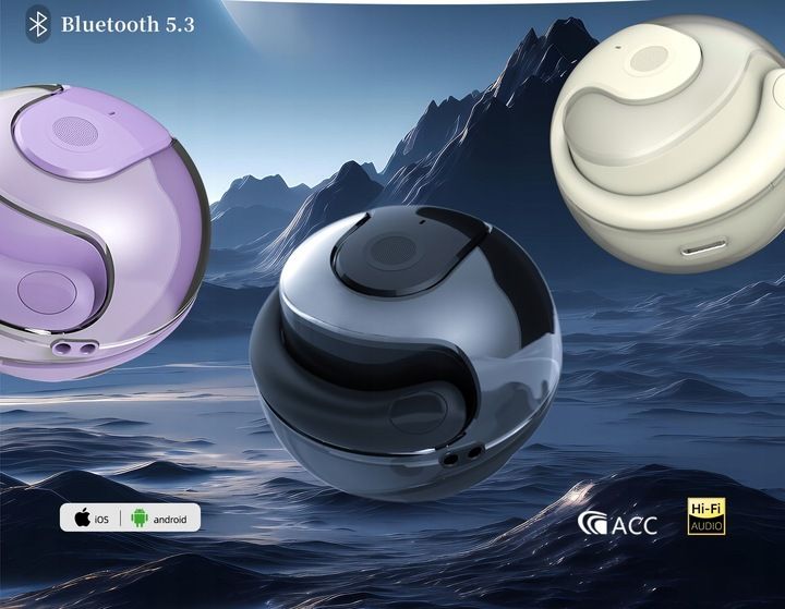 Słuchawki Bezprzewodowe Zauszne Bluetooth 5.3 Jm13 2024 Sportowe