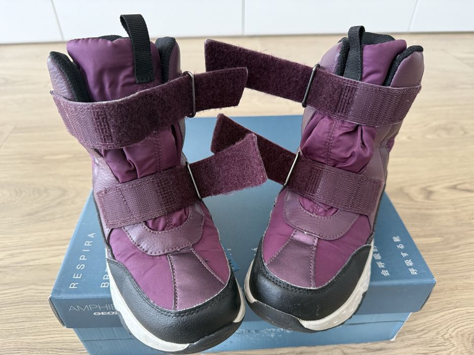 Super śniegowce dziewczęce Geox, rozm. 35, stan super