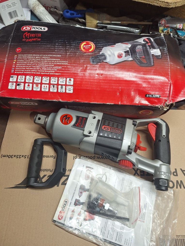 Klucz pneumatyczny KS Tools **Monster 3405Nm ** [ nowy ]