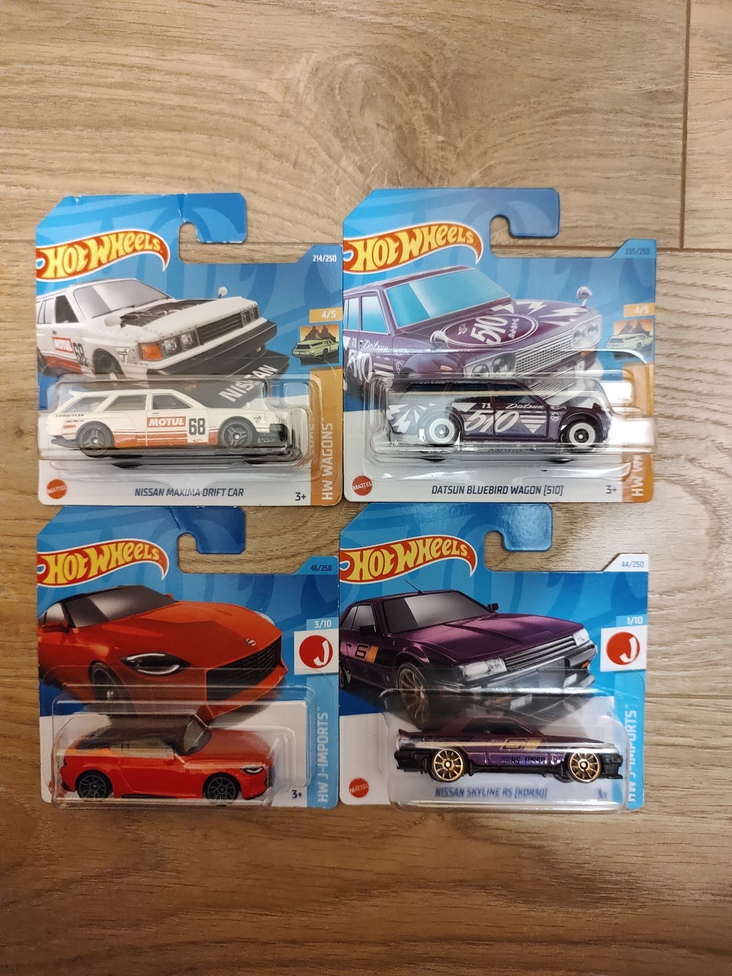 Hot Wheels zestaw Nissan Skyline Datsun 510 Maxima Z