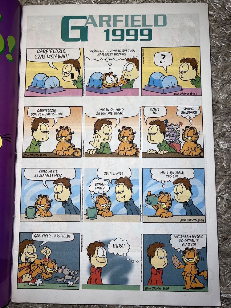 Garfield 9/2000 komiks stan bardzo dobry