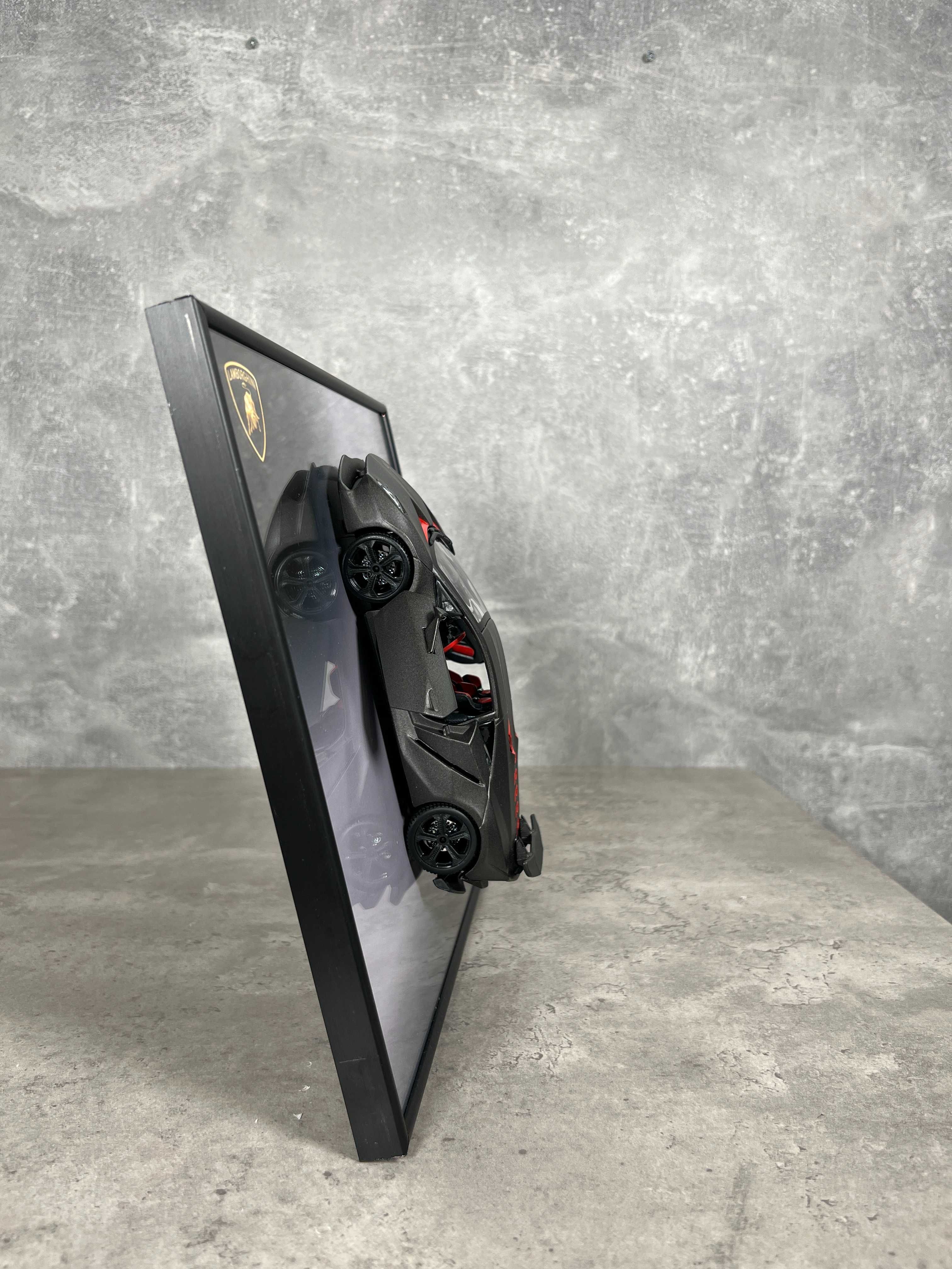 Рамка на подарунок з Bburago Lamborghini Sesto Elemento Маштаб 1:24