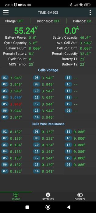 Аккумулятор 48 вольт 4.5кВт.