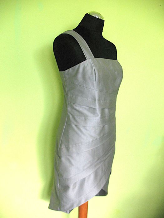 Sukienka - Asymetryczna 42 XL biust 94 cm Simon Wang