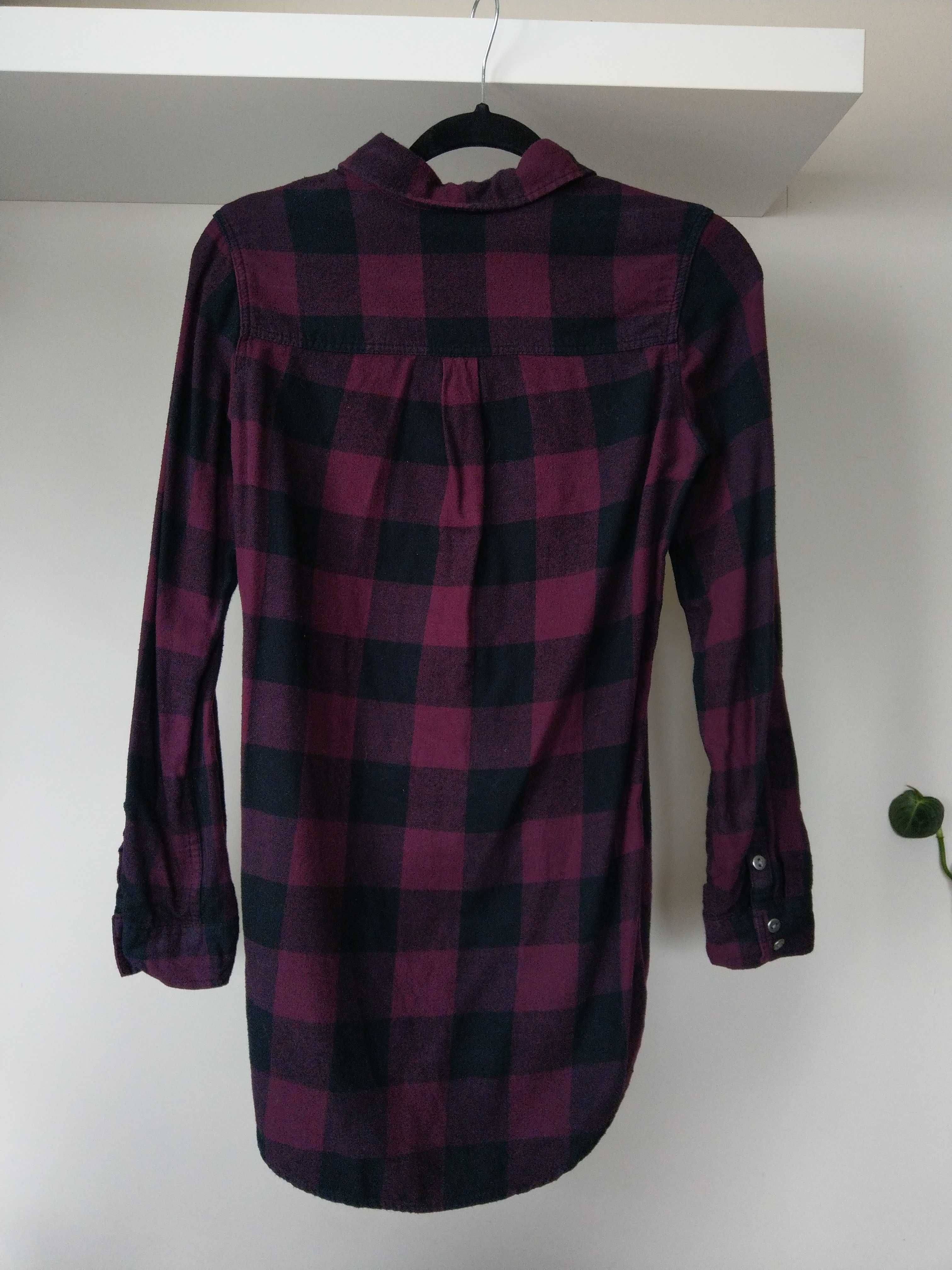 Damska flanelowa koszula w kratę H&M